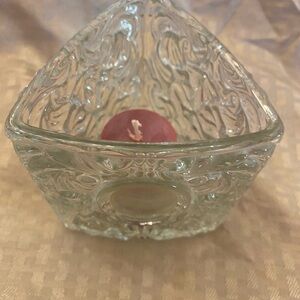 Vintage Avon votive candle holder.